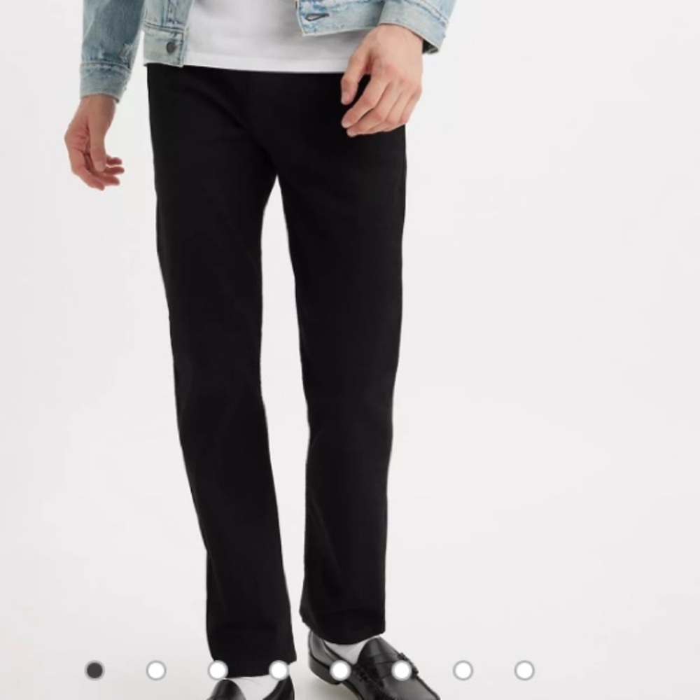 Levis 502 Black Denim Jeans Size 30 - Picture 4 of 10
